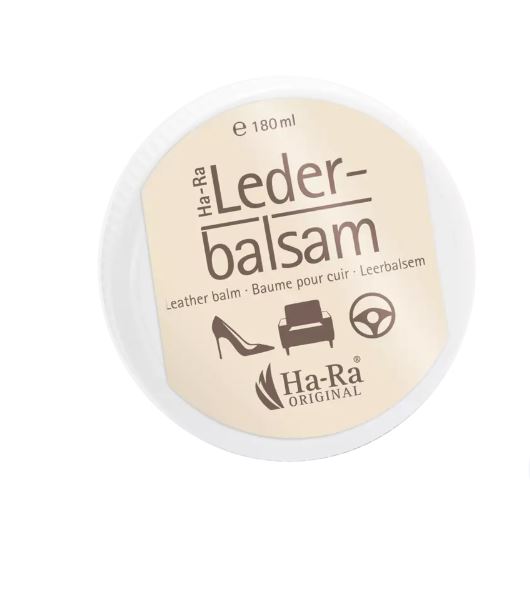 Leather balm, leather cream with cloth