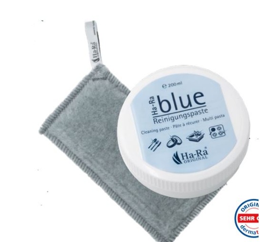 Blue reinigungspaste mit tuch